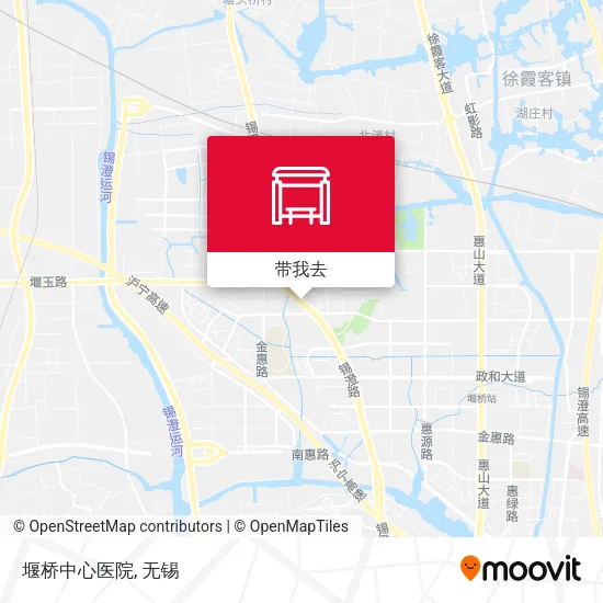 堰桥中心医院地图