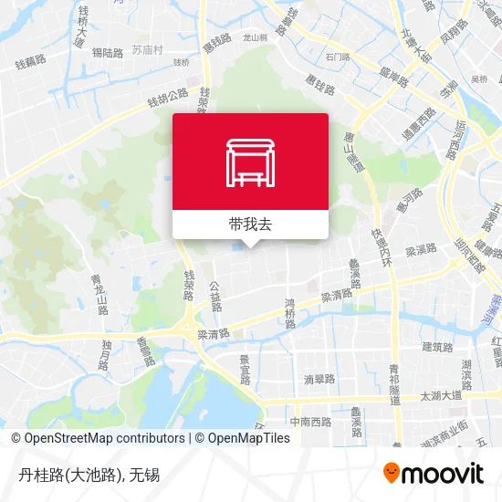 丹桂路(大池路)地图
