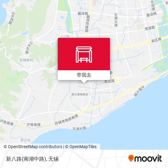 新八路(南湖中路)地图