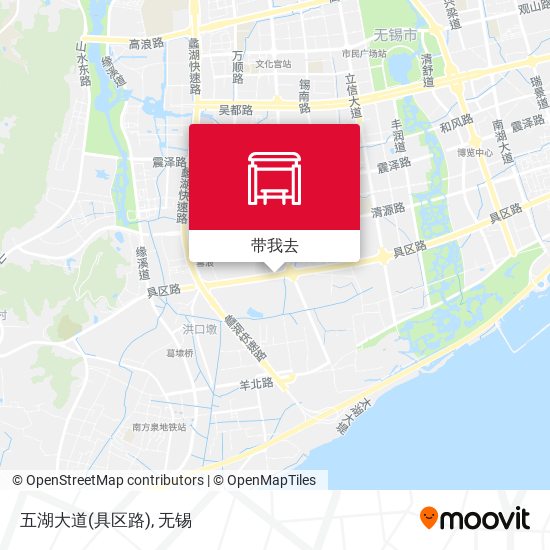 五湖大道(具区路)地图