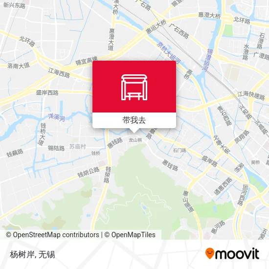 杨树岸地图