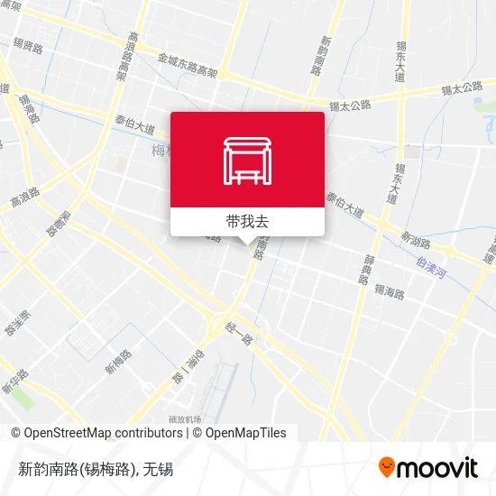 新韵南路(锡梅路)地图
