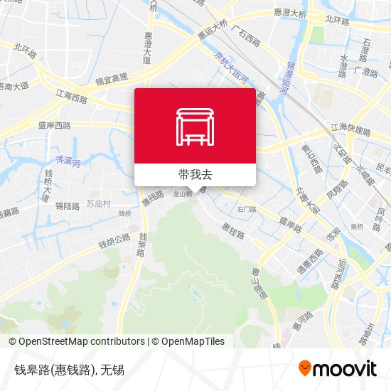 钱皋路(惠钱路)地图