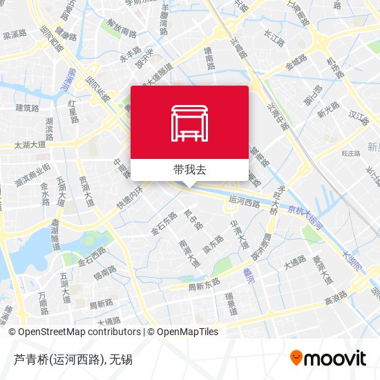 芦青桥(运河西路)地图