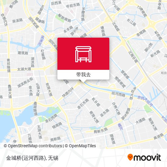 金城桥(运河西路)地图