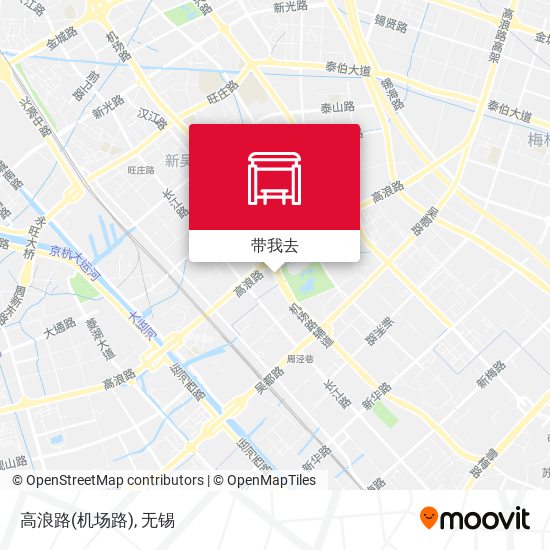 高浪路(机场路)地图