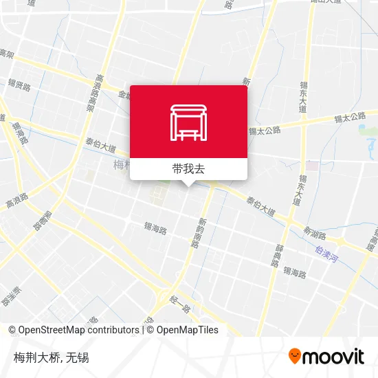 梅荆大桥地图