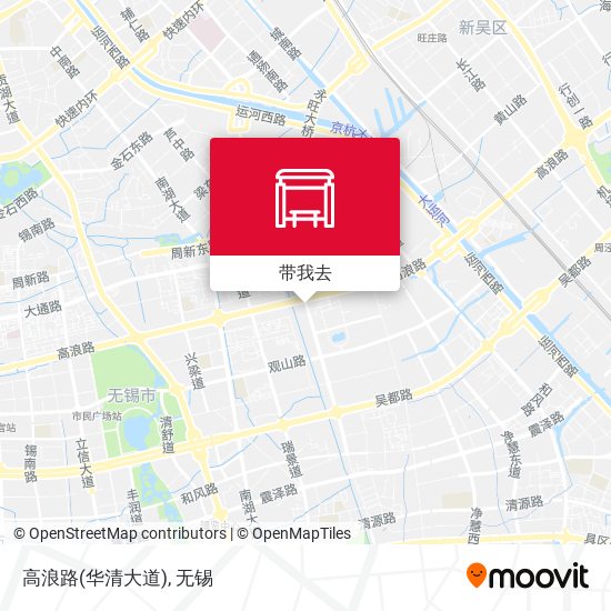 高浪路(华清大道)地图