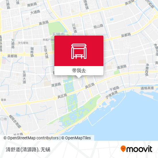 清舒道(清源路)地图