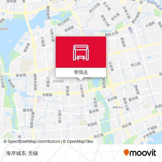 海岸城东地图