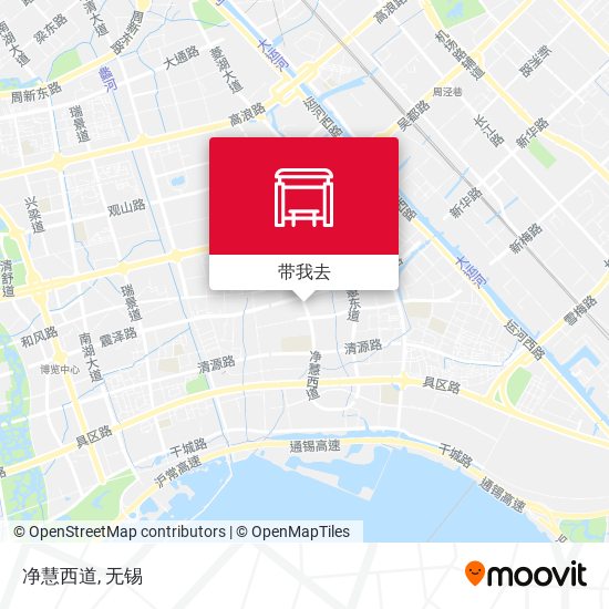 净慧西道地图