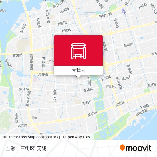 金融二三街区地图
