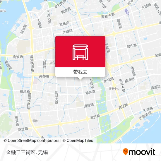 金融二三街区地图
