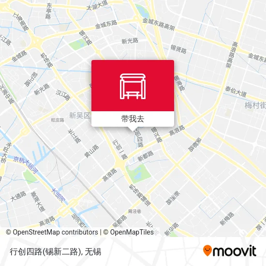 行创四路(锡新二路)地图