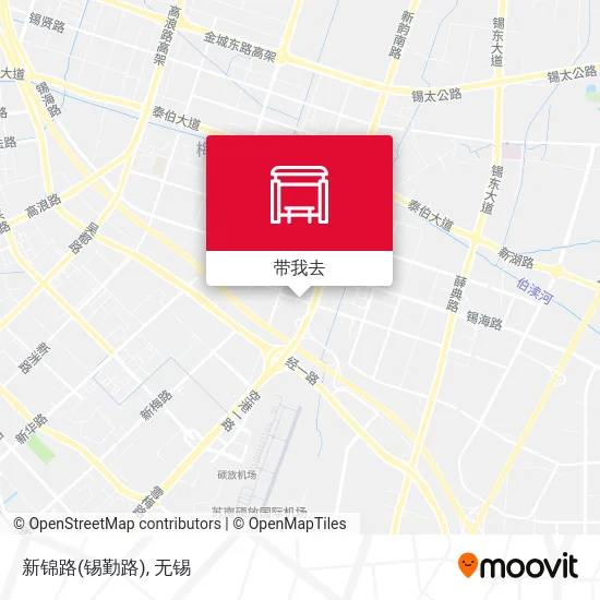 新锦路(锡勤路)地图