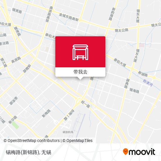 锡梅路(新锦路)地图