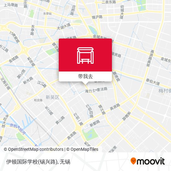 伊顿国际学校(锡兴路)地图