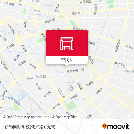 伊顿国际学校(锡兴路)地图
