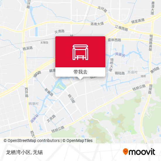 龙栖湾小区地图