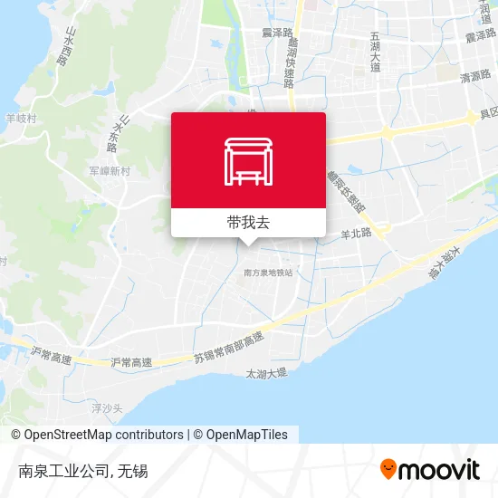 南泉工业公司地图