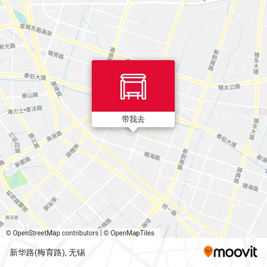 新华路(梅育路)地图
