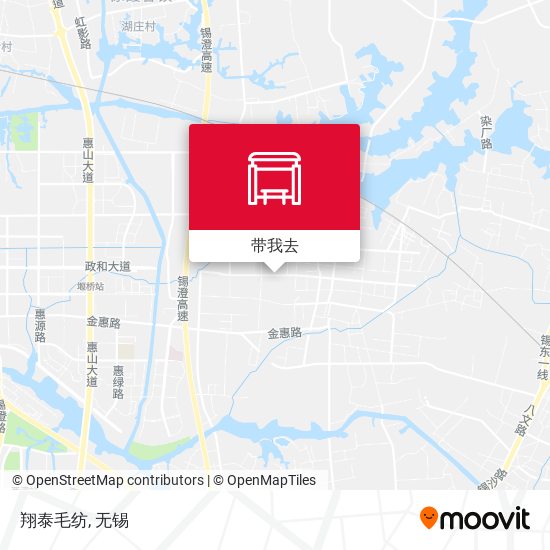 翔泰毛纺地图