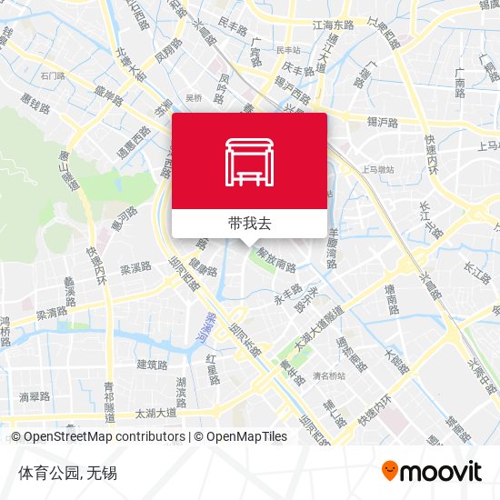 体育公园地图