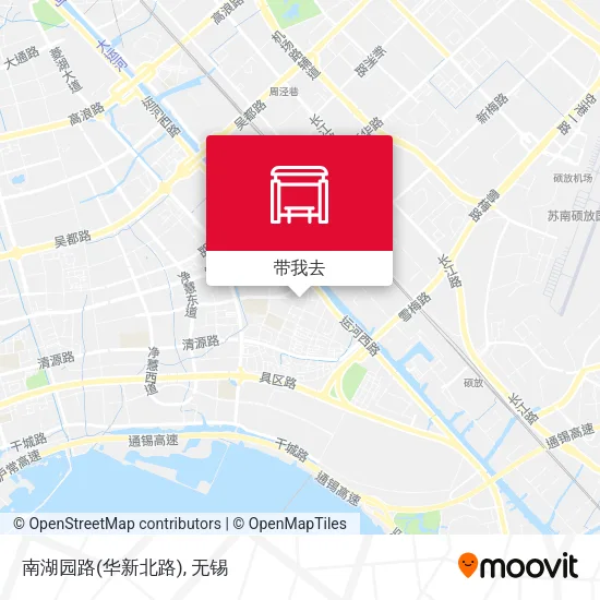 南湖园路(华新北路)地图