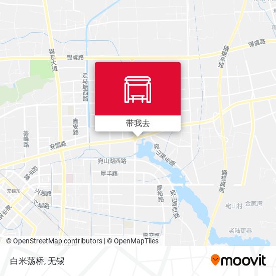 白米荡桥地图