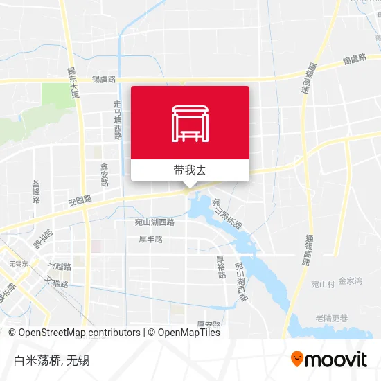 白米荡桥地图