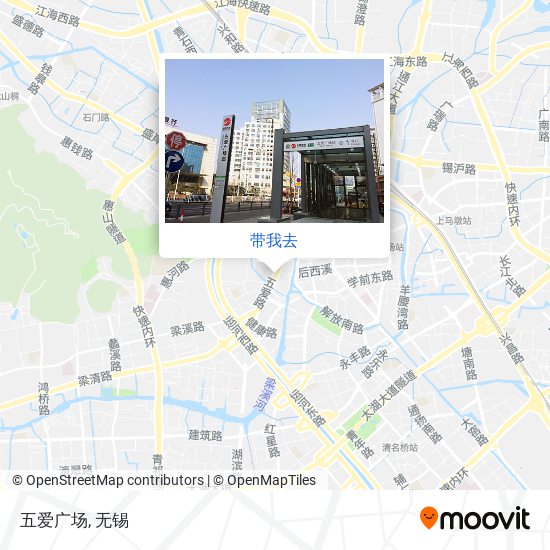五爱广场地图