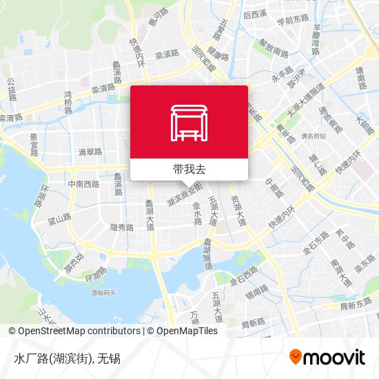 水厂路(湖滨街)地图
