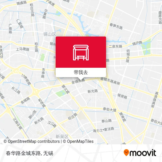 春华路金城东路地图