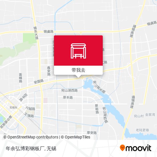 年余弘博彩钢板厂地图