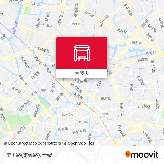 庆丰路(惠勤路)地图