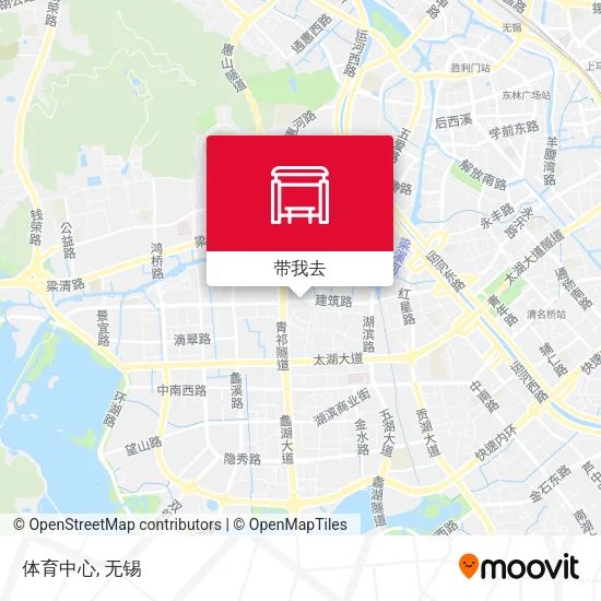 体育中心地图