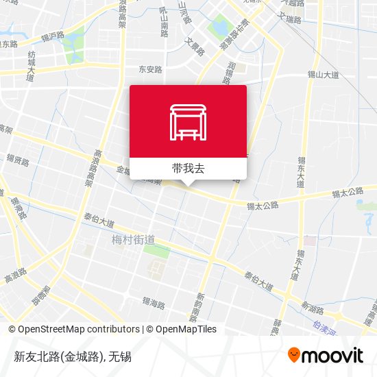 新友北路(金城路)地图