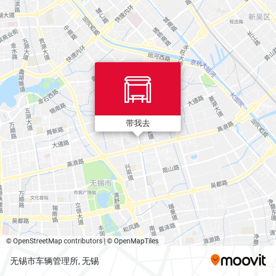 无锡市车辆管理所地图