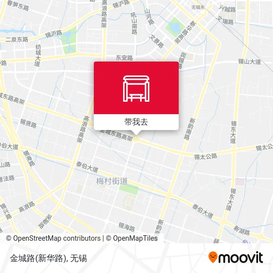 金城路(新华路)地图