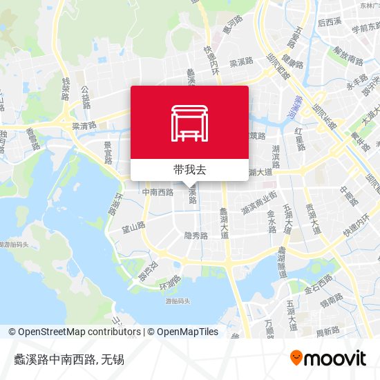 蠡溪路中南西路地图