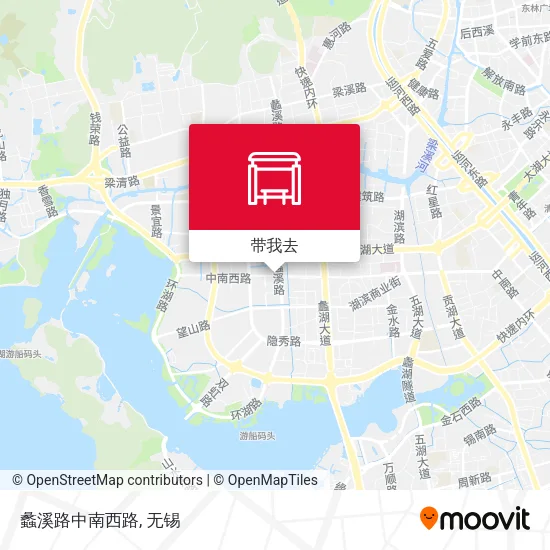 蠡溪路中南西路地图