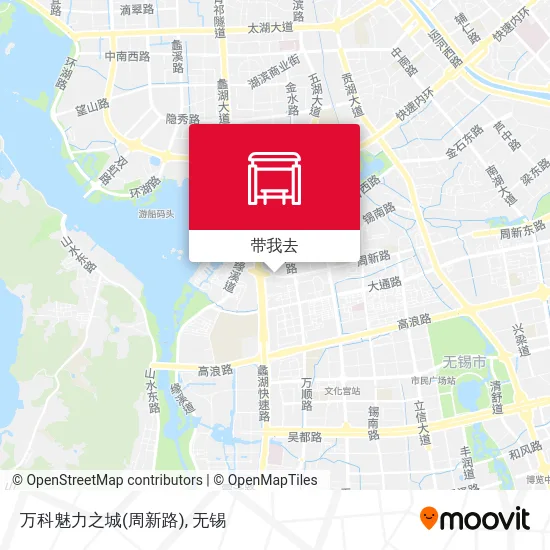 万科魅力之城(周新路)地图