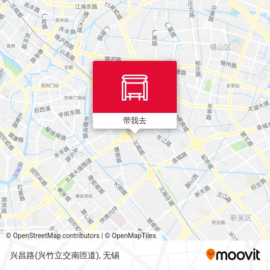 兴昌路(兴竹立交南匝道)地图
