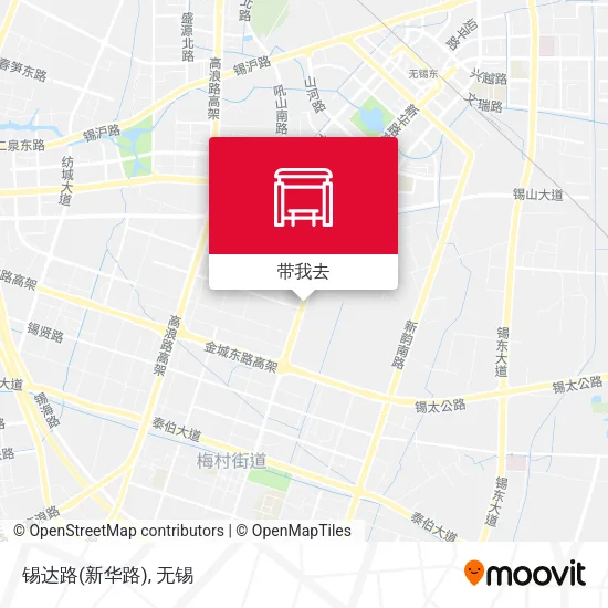 锡达路(新华路)地图