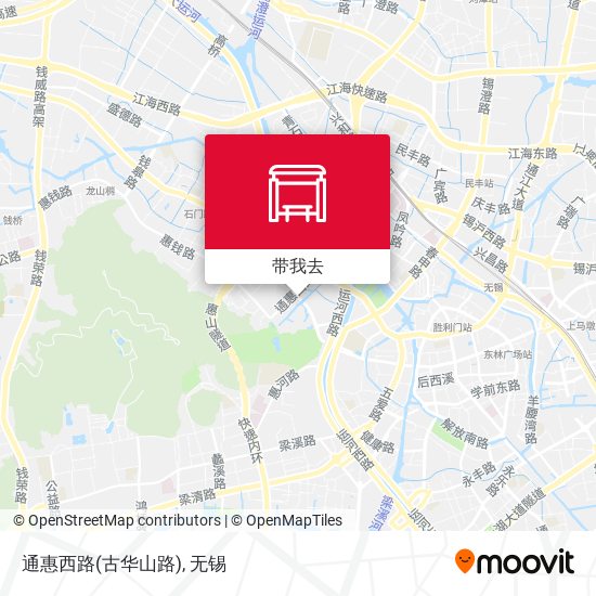 通惠西路(古华山路)地图