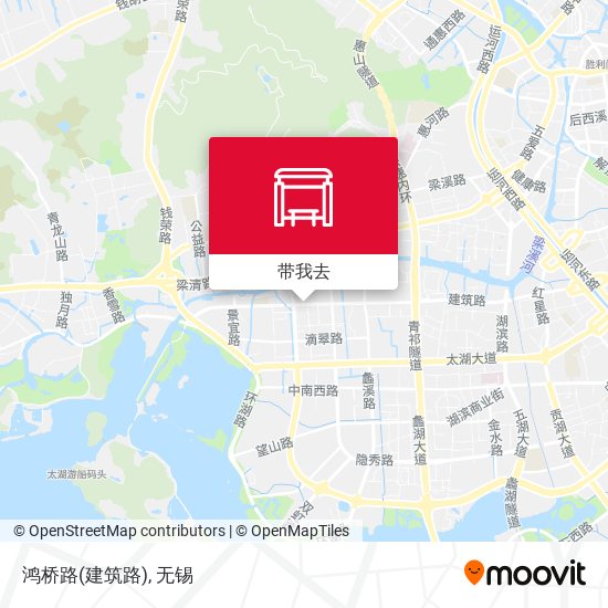 鸿桥路(建筑路)地图
