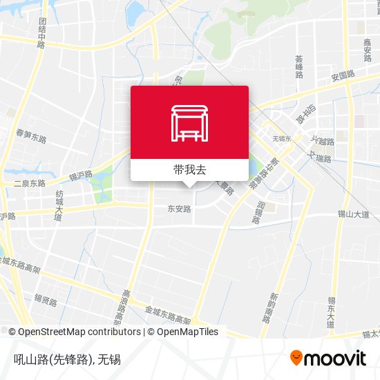 吼山路(先锋路)地图