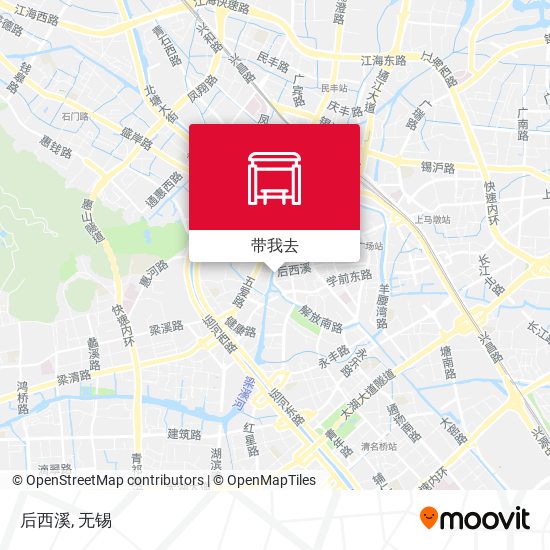 后西溪地图