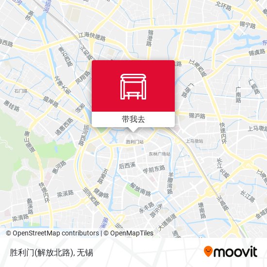 胜利门(解放北路)地图