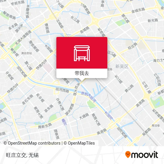 旺庄立交地图